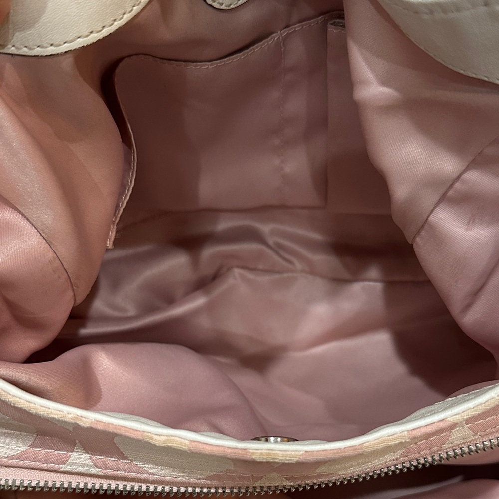 Coach Pink and Cream Shoulder Bag - Picture 5 of 8